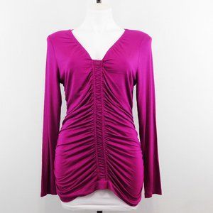 Design History Women Purple Shirt Top